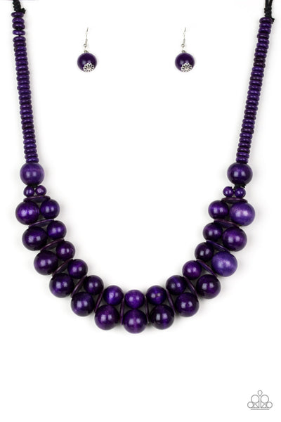 Paparazzi Necklace - Caribbean Cover Girl - Purple