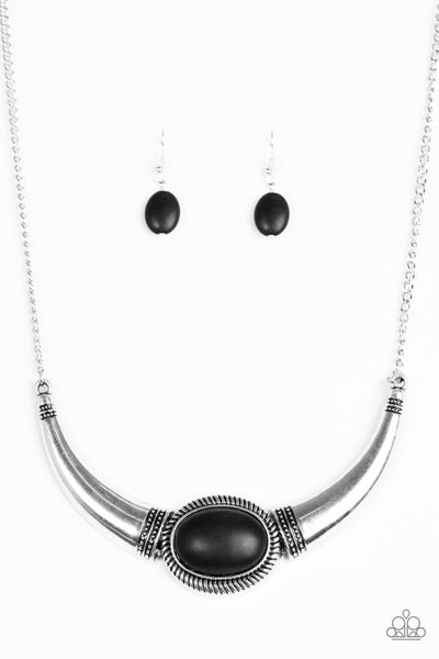 Paparazzi Necklace - Cause A Steer - Black