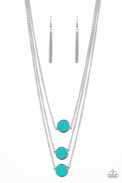 Paparazzi Necklace - CEO of Chic - Blue