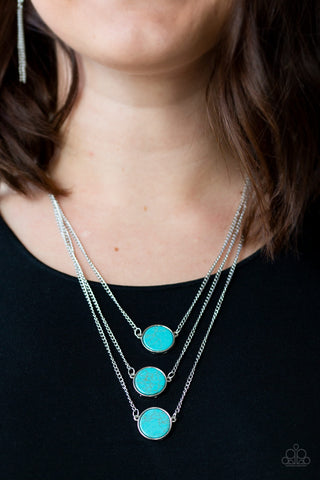 Paparazzi Necklace - CEO of Chic - Blue