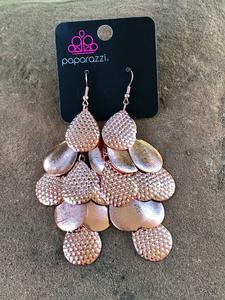 Paparazzi Earring - Chime Time - Copper