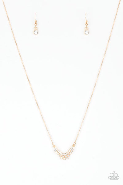 Paparazzi Necklace - Classically Classic - Gold