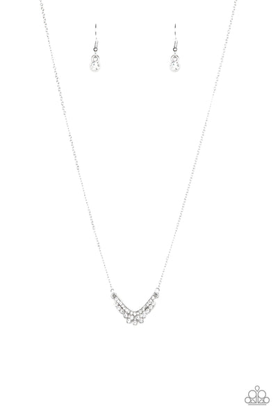 Paparazzi Necklace - Classically Classic - White