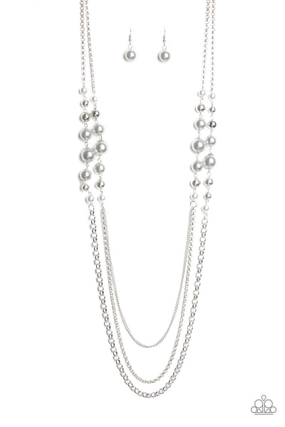 Paparazzi Necklace - Charmingly Colorful - Silver