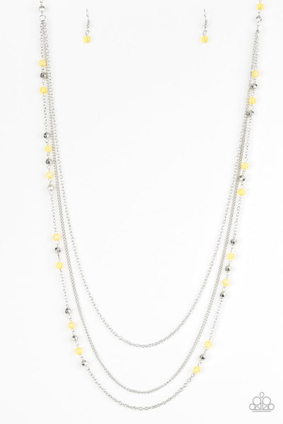 Paparazzi Necklace - Colorful Cadence - Yellow