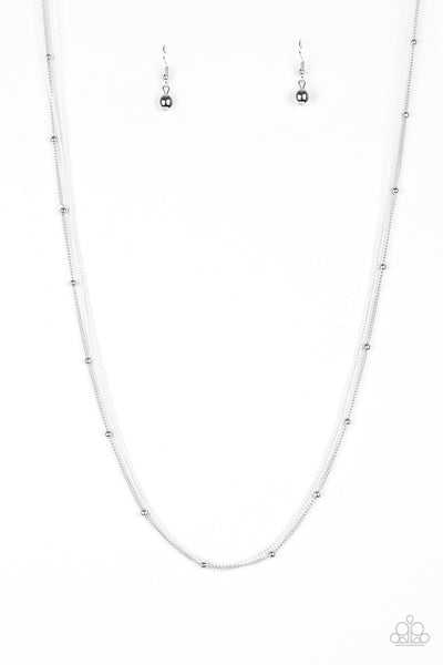 Paparazzi Necklace - Colorfully Chic - White
