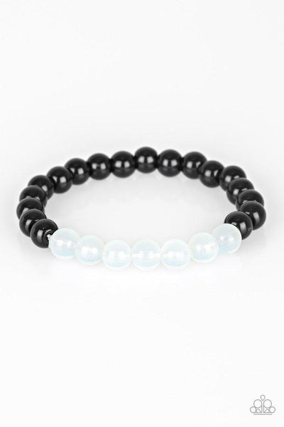 Paparazzi Bracelet - Cool and Content - White Urban