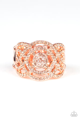 Paparazzi Ring - COUNTESS To Ten - Copper