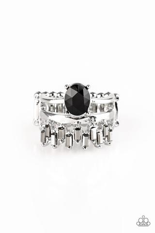 Paparazzi Ring - Crowned Victor - Black