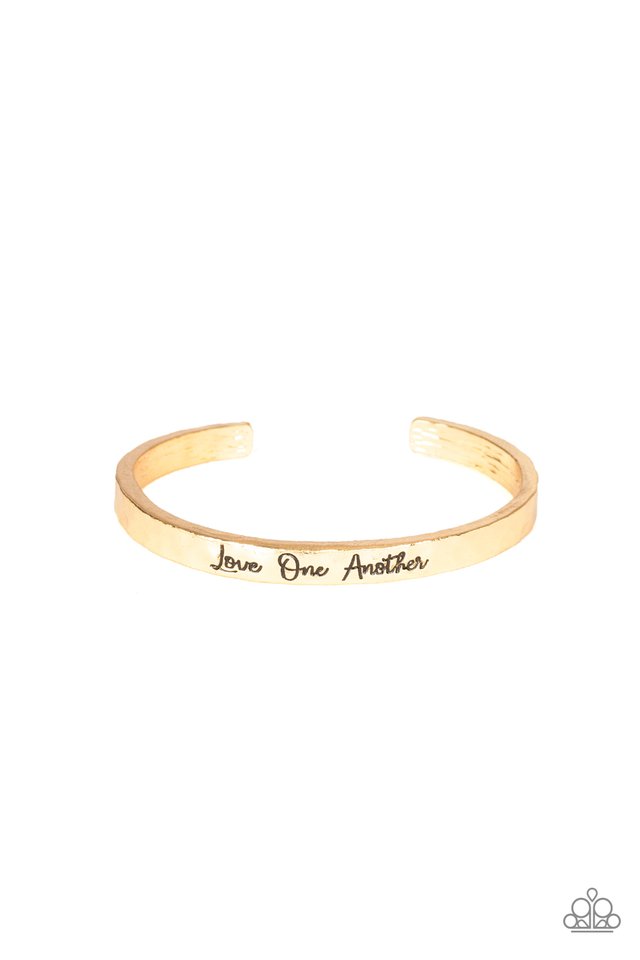 Paparazzi Bracelet - Love One Another - Gold