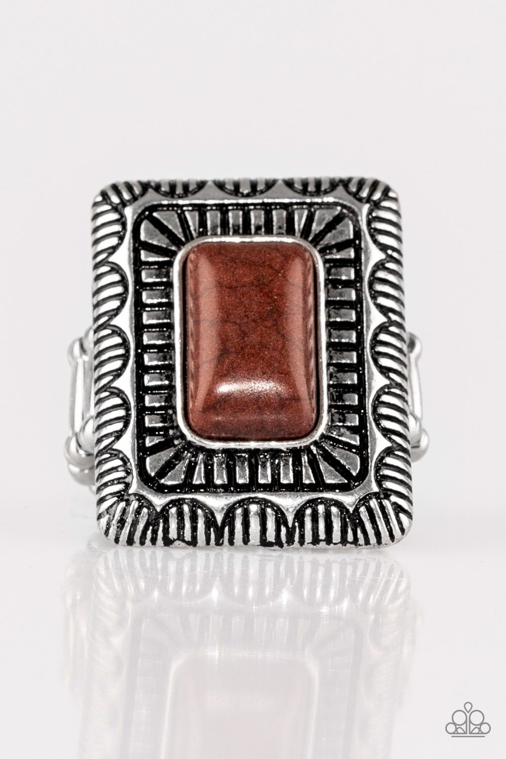 Paparazzi Ring - Tumbleweed Deserts - Brown