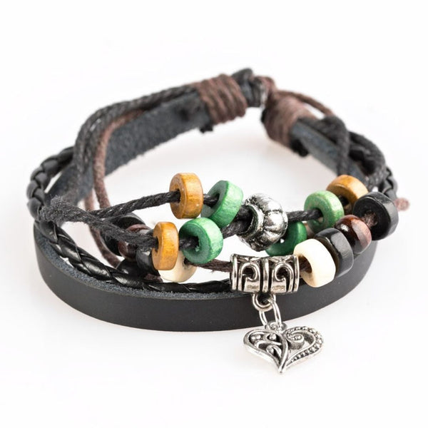 Paparazzi Bracelet - Desert Heart - Green Urban