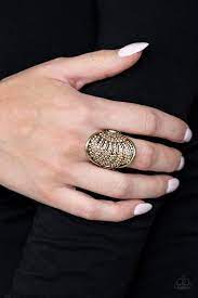 Paparazzi Ring - Dazzle Daze - Brass