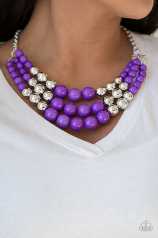 Paparazzi Necklace - Dream Pop - Purple