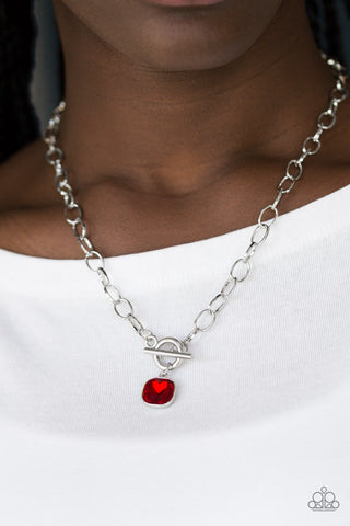 Paparazzi Necklace - Dynamite Dazzle - Red