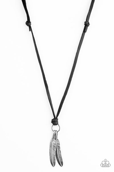 Paparazzi Urban Collection - Eagerly Eagle - Black Necklace