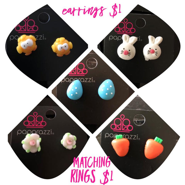 Starlet Shimmer Earring & Ring 3D Easter