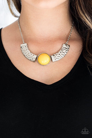 Paparazzi Necklace - Egyptian Spell - Yellow