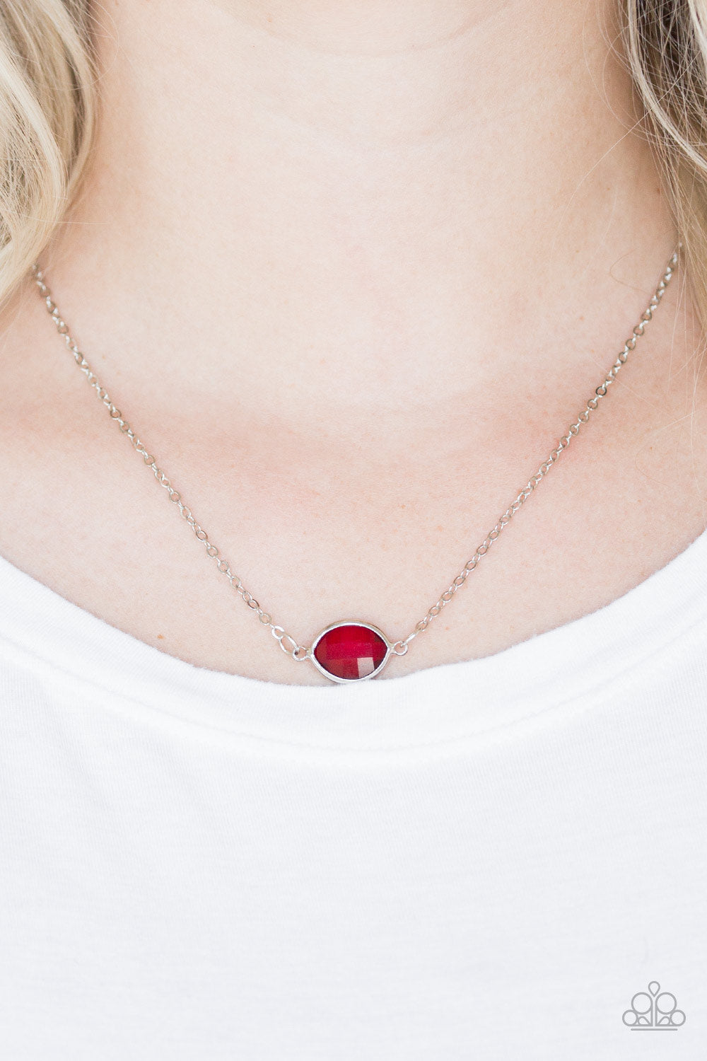 Paparazzi Necklace - Flirtatiously Fabulous - Red