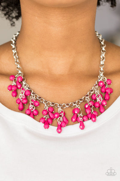 Paparazzi Necklace - Modern Macarena - Pink