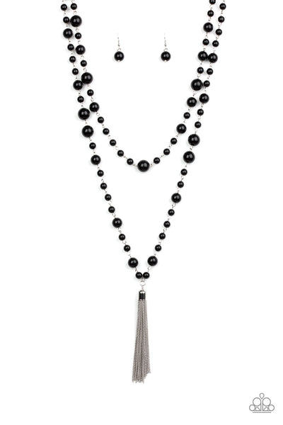 Paparazzi Necklace - Social Hour - Black