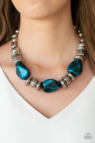 Paparazzi Necklace - Colorfully Confident - Blue