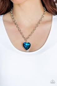 Paparazzi Necklace - Flirtatiously Flashy - Blue