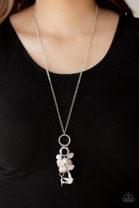 Paparazzi Necklace - I Will Fly - Pink