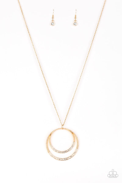 Paparazzi Necklace - Front and Epicenter - Gold