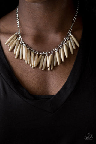 Paparazzi Necklace - Full of Flavor - Brown