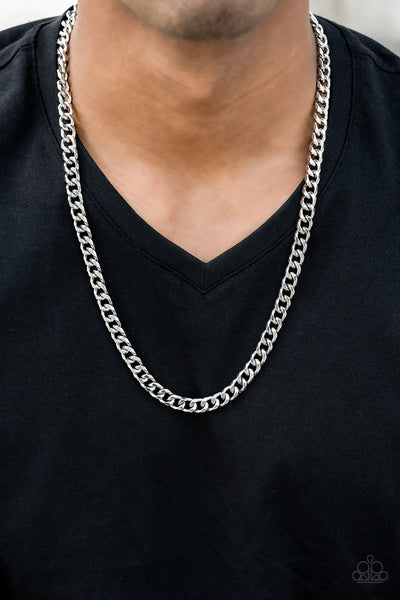 Paparazzi Urban Collection - The Game Chain-ger - Silver Necklace