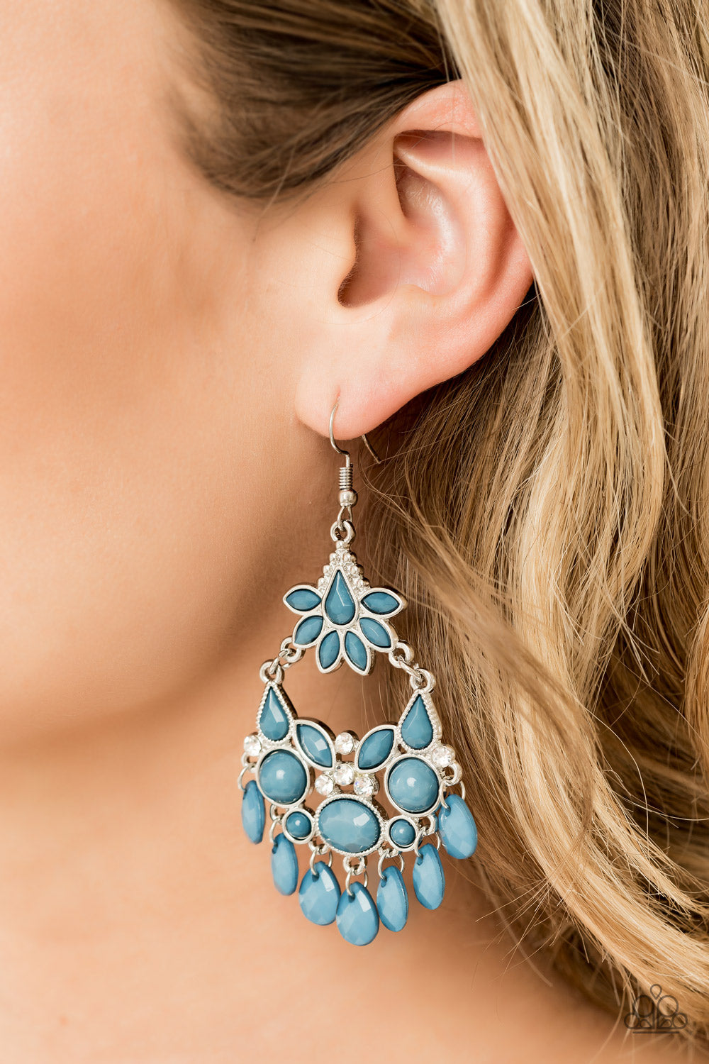 Paparazzi Earrings - Garden Dream - Blue