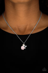 Paparazzi Necklace - Girl Glimmer - Pink