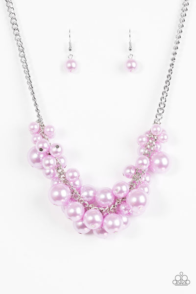 Paparazzi Necklace - Glam Queen - Purple