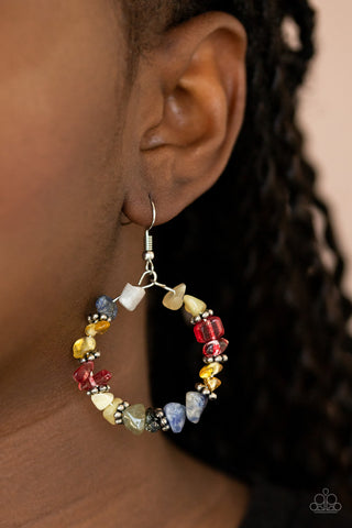 Paparazzi Earring - Going For Grounded - Multi
