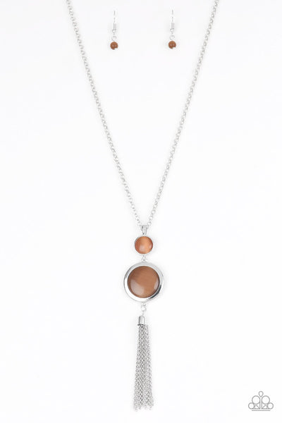 Paparazzi Necklace - Have Some Common Sense - Brown