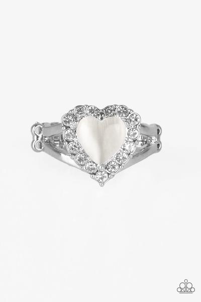 Paparazzi Ring - Love Is In The Air - White