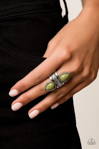 Paparazzi Ring - New Age Leader - Green