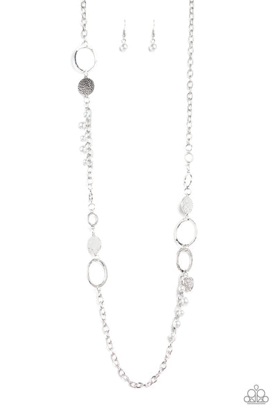 Paparazzi Necklace -Unapologetic Flirt - Silver