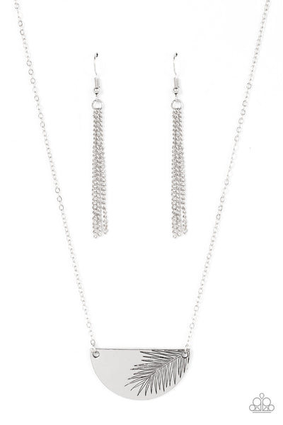 Paparazzi Necklace - Cool, PALM, and Collected - Silver