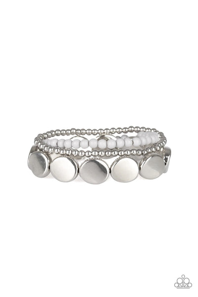 Paparazzi Bracelet - Beyond The Basics - Silver