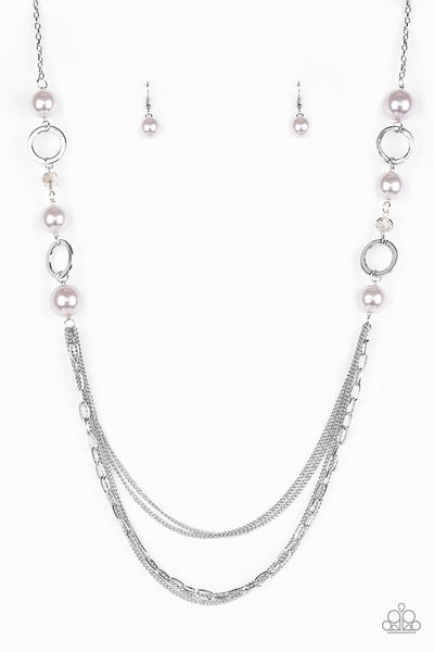 Paparazzi Necklace - It's About Showtime! - Silver