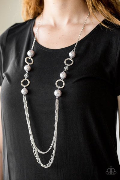 Paparazzi Necklace - It's About Showtime! - Silver