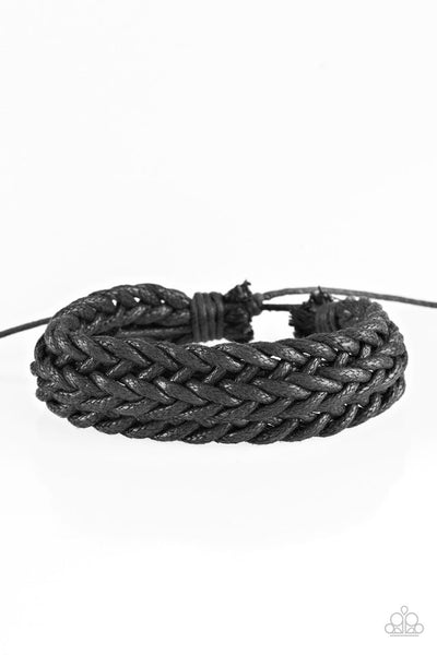 Paparazzi Bracelet - KNOT The End of The World - Black Urban