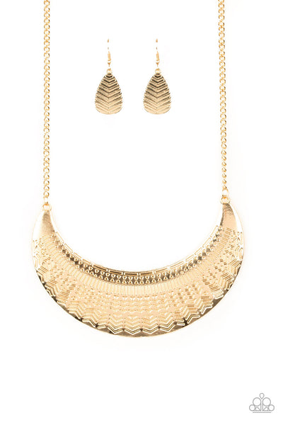 Paparazzi Necklace - Large As Life - Gold