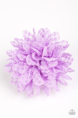 Paparazzi Hair Accessory - Lacy Lily - Purple