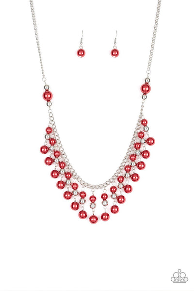 Paparazzi Necklace - Location, Location, Location - Red