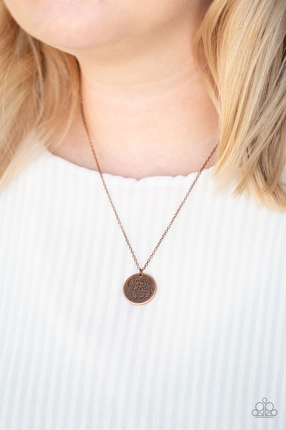 Paparazzi Necklace - All You Need Is Trust - Copper