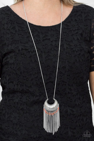 Paparazzi Necklace - Mad About Madagascar - Orange