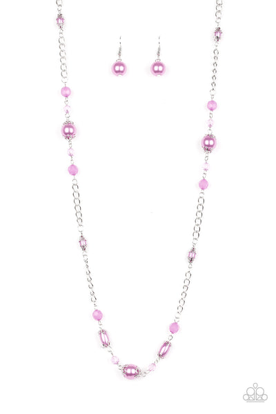 Paparazzi Necklace - Magnificently Milan - Purple